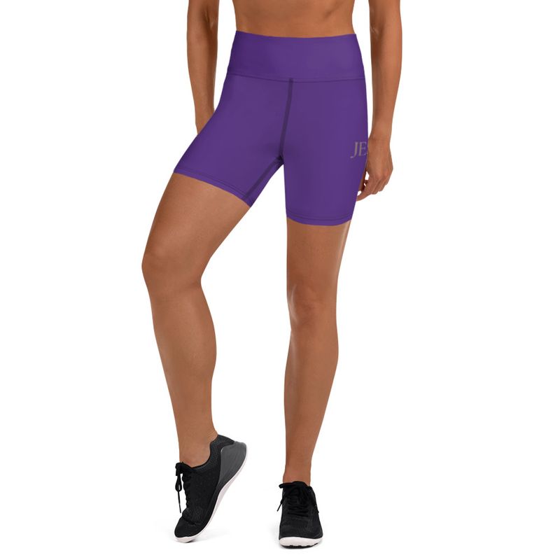 My Strength Purple Yoga Shorts