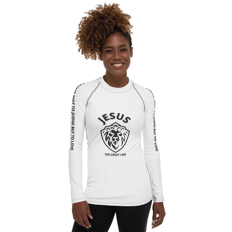 Jesus The Great I Am Women&#39;s Rash Guard
