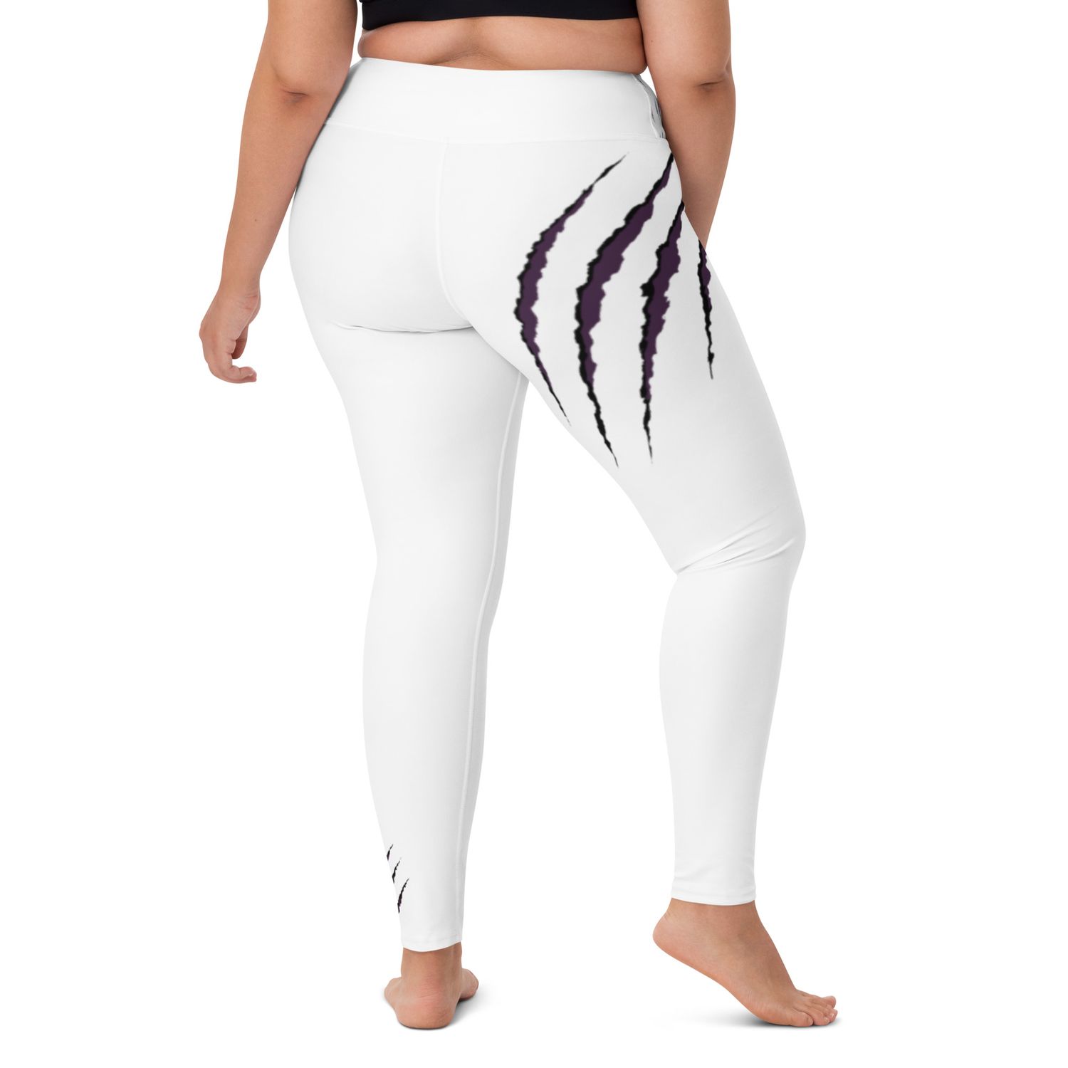 I&#39;m A Force To Be Reckoned With White Yoga Leggings