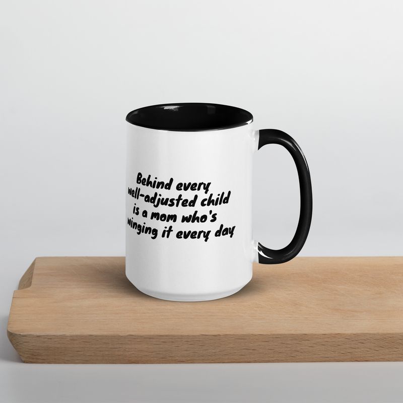 Well Adjusted-Child Mug with Color Inside