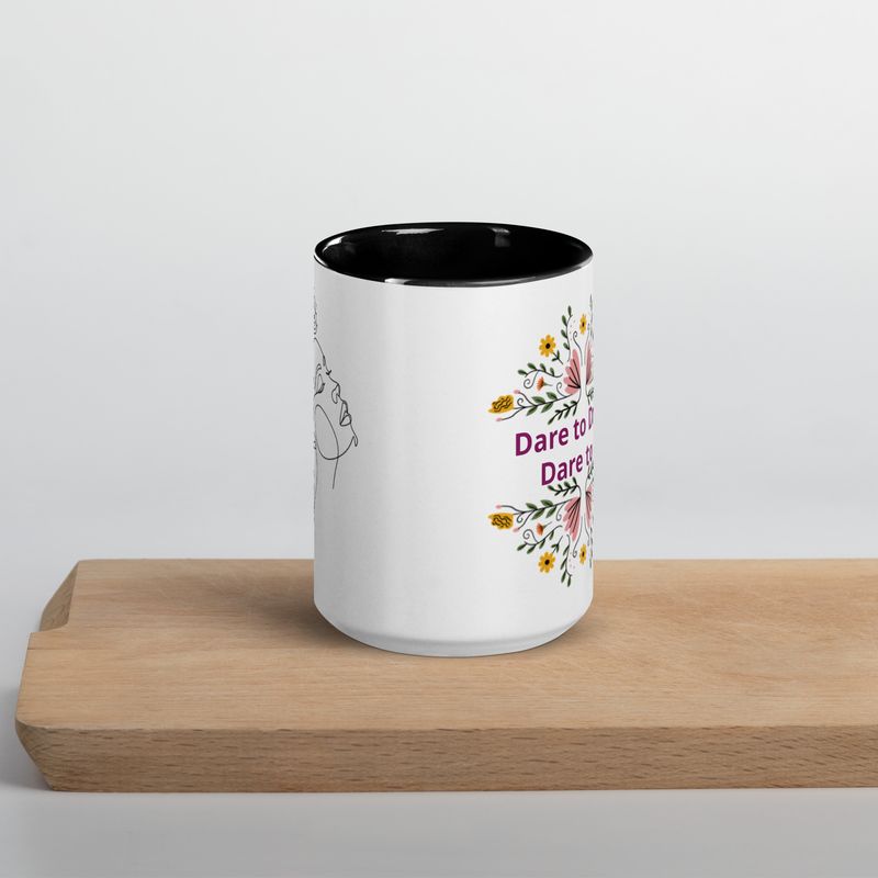 Dare to Dream Mug with Color Inside