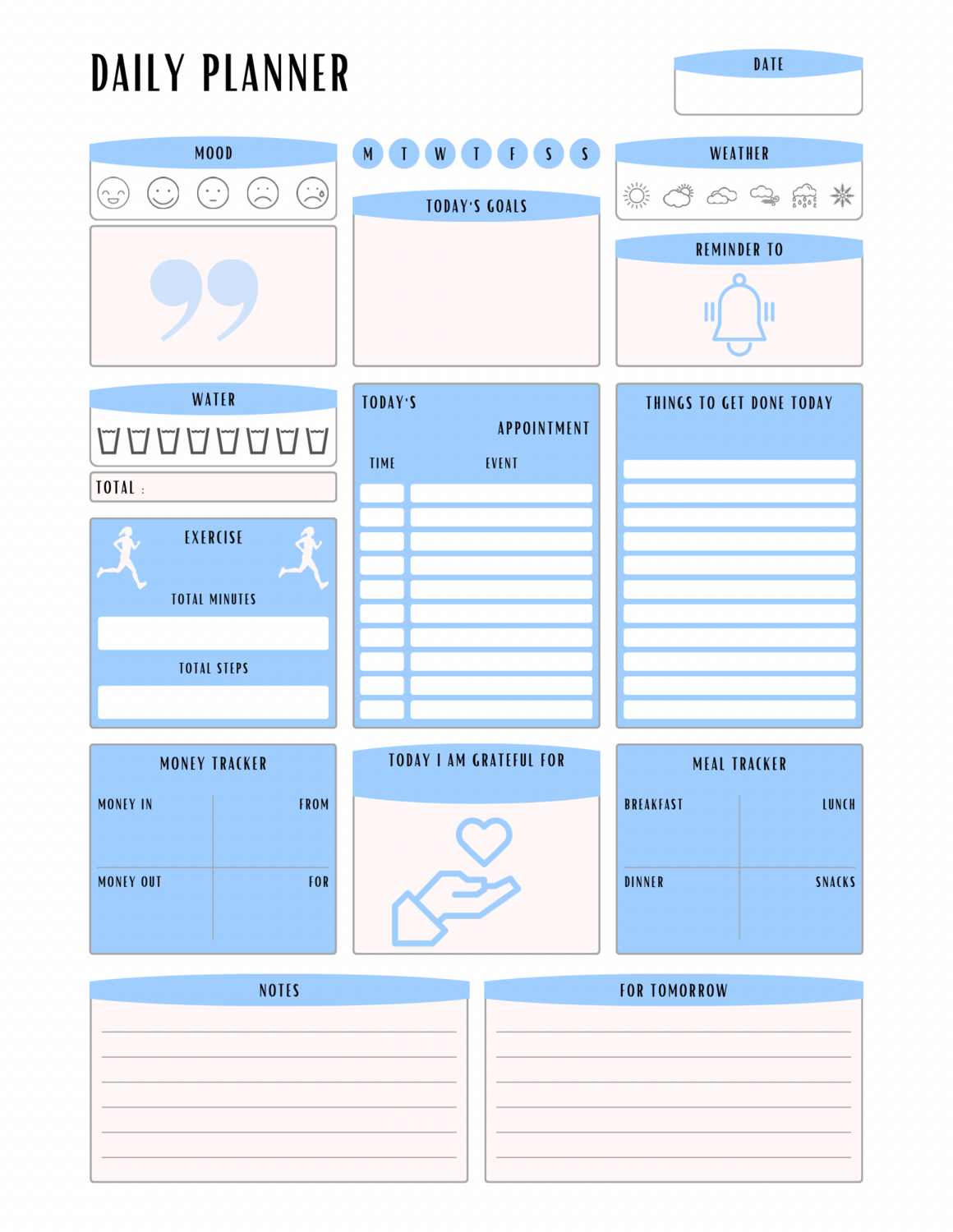 Daily Planner Template