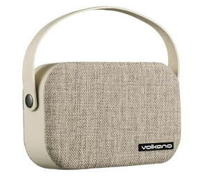 Volkano Fabric Series Bluetooth Speaker - Light Grey