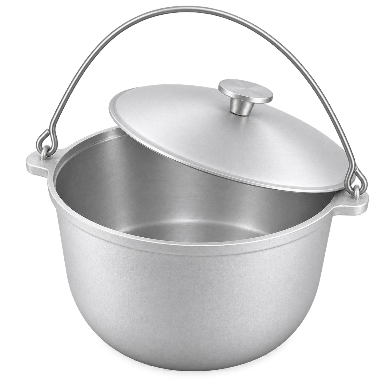 Ceaun din aluminiu Grill-Master Cauldron 3L cu capac si fund