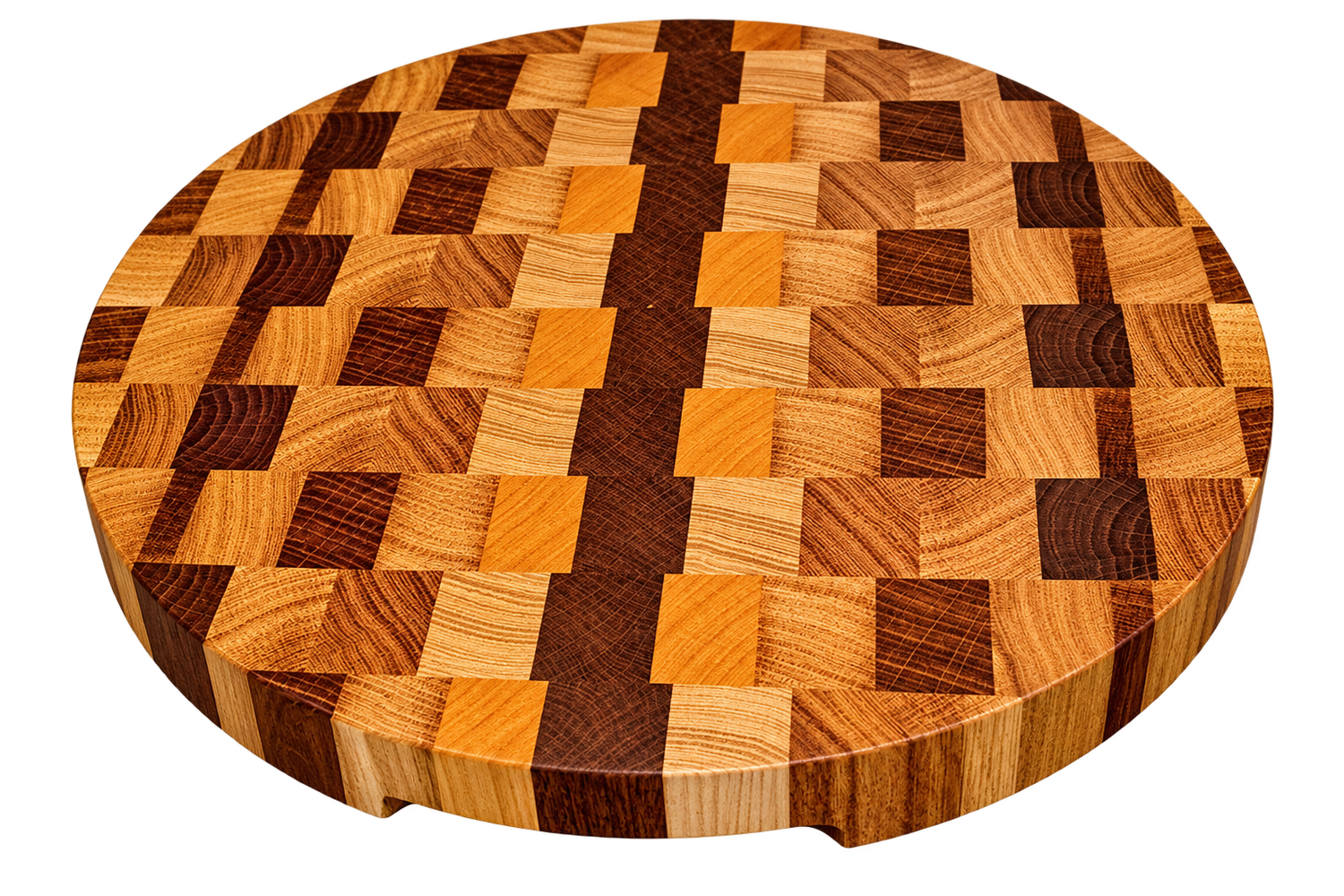 Разделочная доска из дуба End Grain Round — Ø35 см