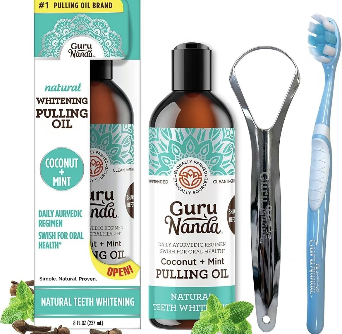 GuruNanda Cocomint Pulling Oil