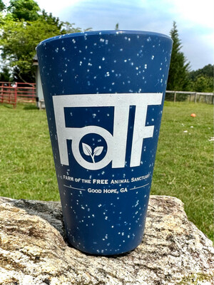 Speckled Blue FOTF Silicone Pint Cup