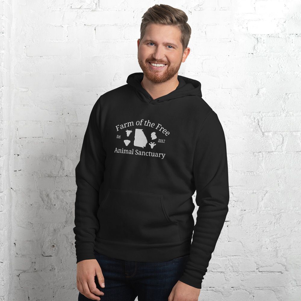 Unisex Embroidered Hoodie from Bella + Canvas Unisex Embroidered Hoodie from Bella + Canvas