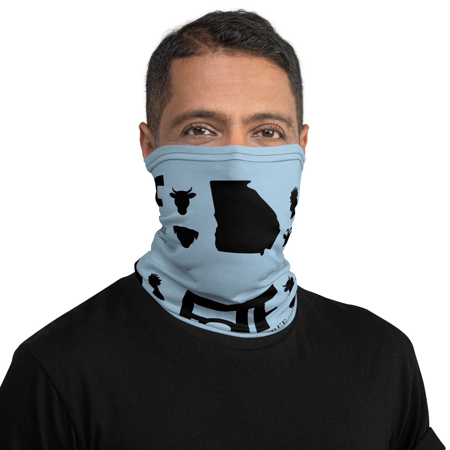 Light Blue Neck Gaiter