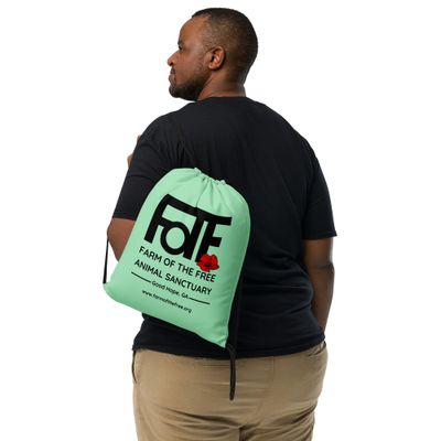 Green Drawstring bag
