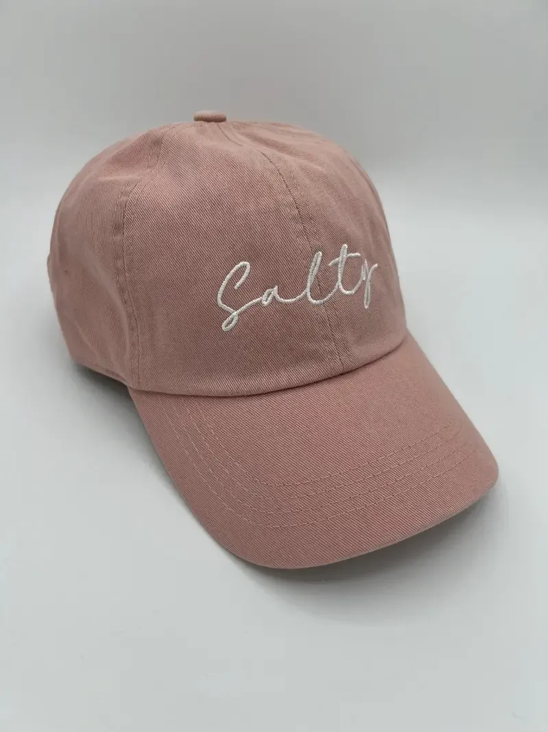 &quot;Salty&quot; Dusty Pink Dad Hat