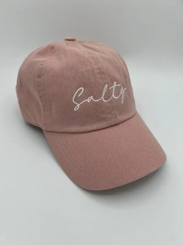 &quot;Salty&quot; Dusty Pink Dad Hat