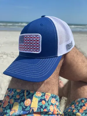 Fish Flag Trucker - Royal