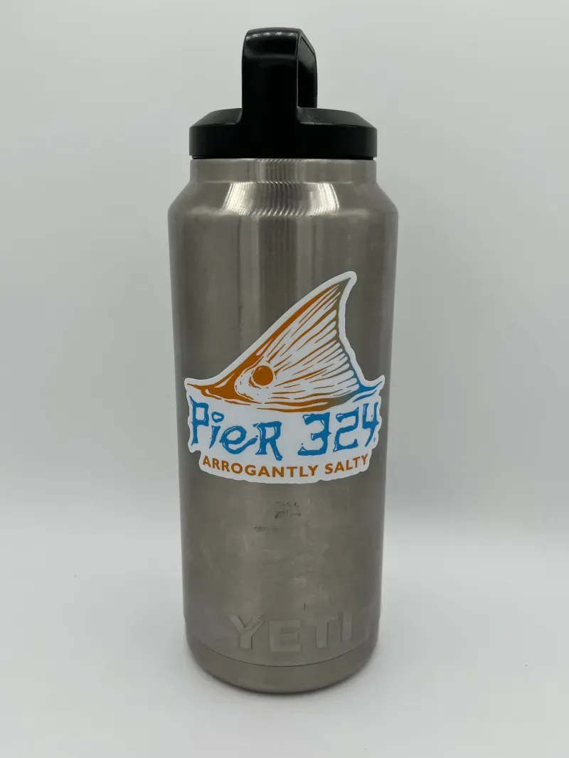 Redfish Tail Die-Cut Sticker