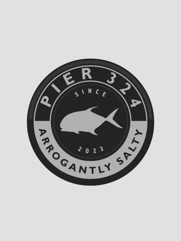 ​Gray Pier 324 Circle Sticker