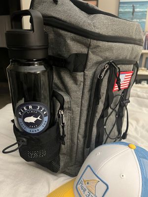 Blue Pier 324 Circle Sticker