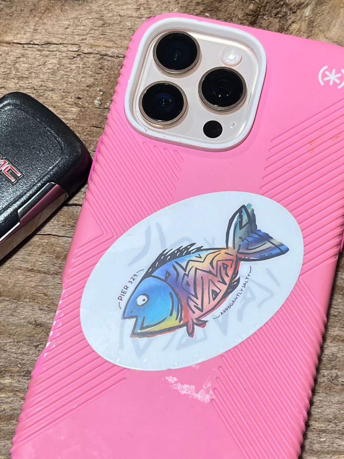 Pier 324 Crazy Fish Sticker