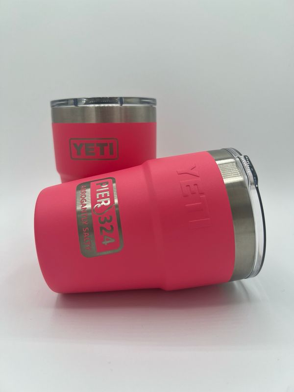 YETI Stackable 16 oz Rambler-Tropical Pink