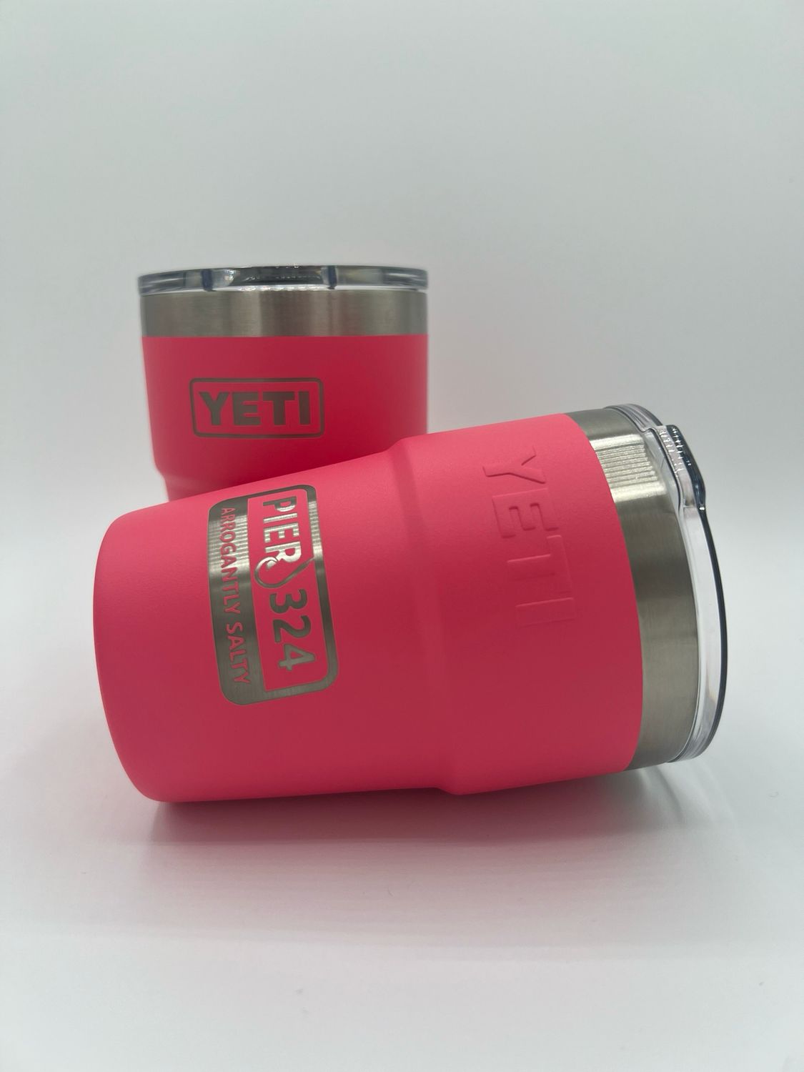YETI Stackable 16 oz Rambler-Tropical Pink