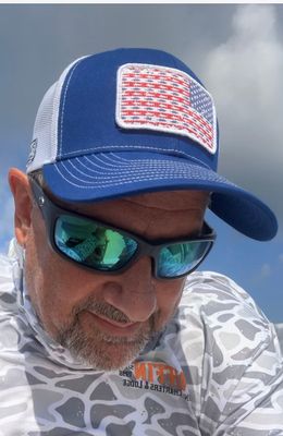 Fish Flag Trucker - Royal