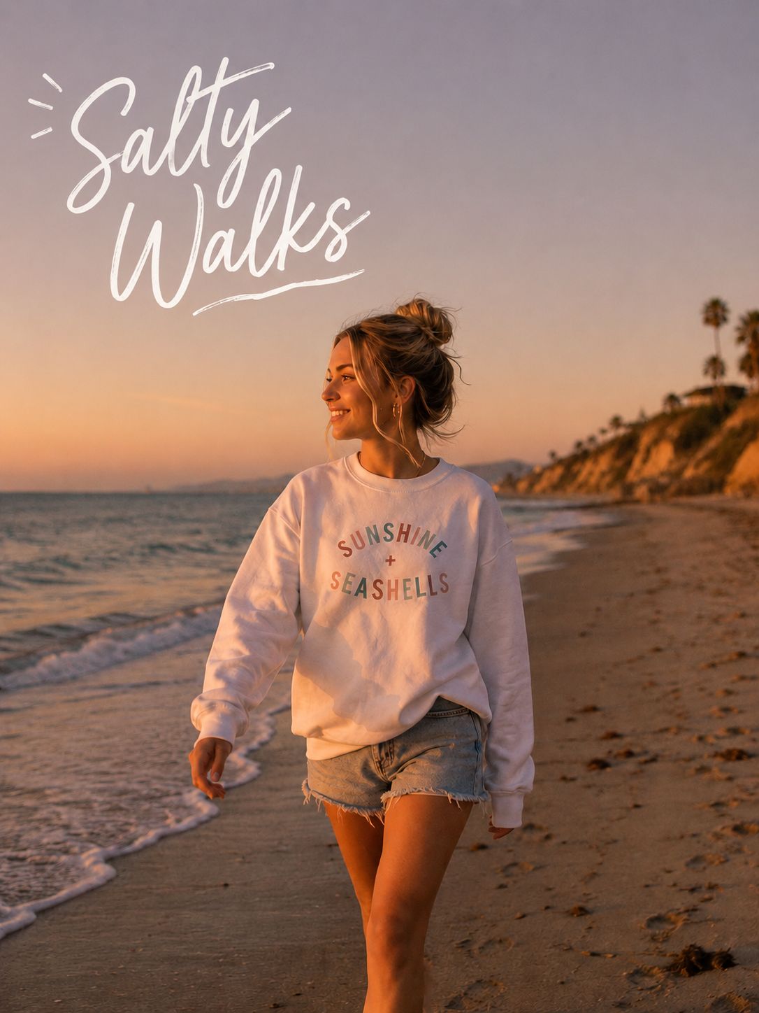 ​SUNSHINE + SEASHELLS Sweatshirt