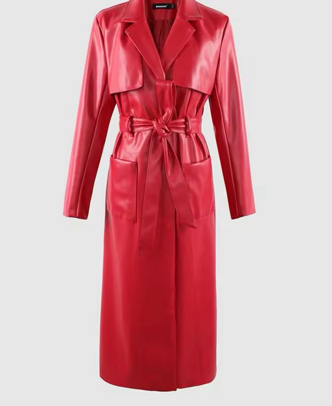 Red Trench Coat