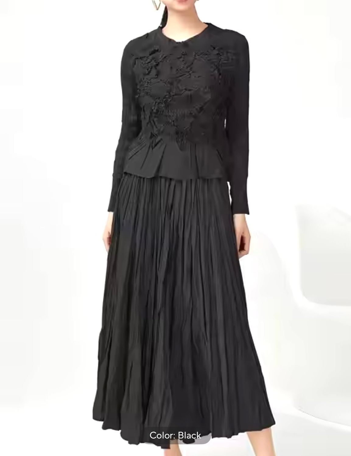 Scrunch Set In Black