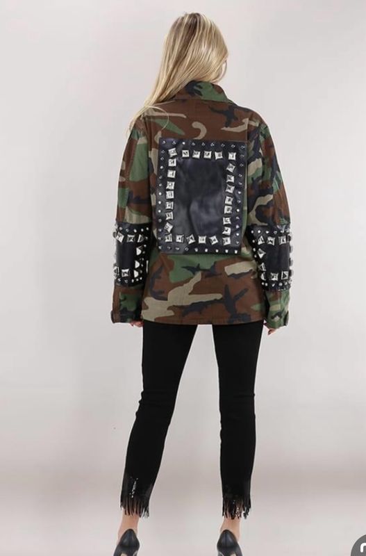 Camo Stud Jacket