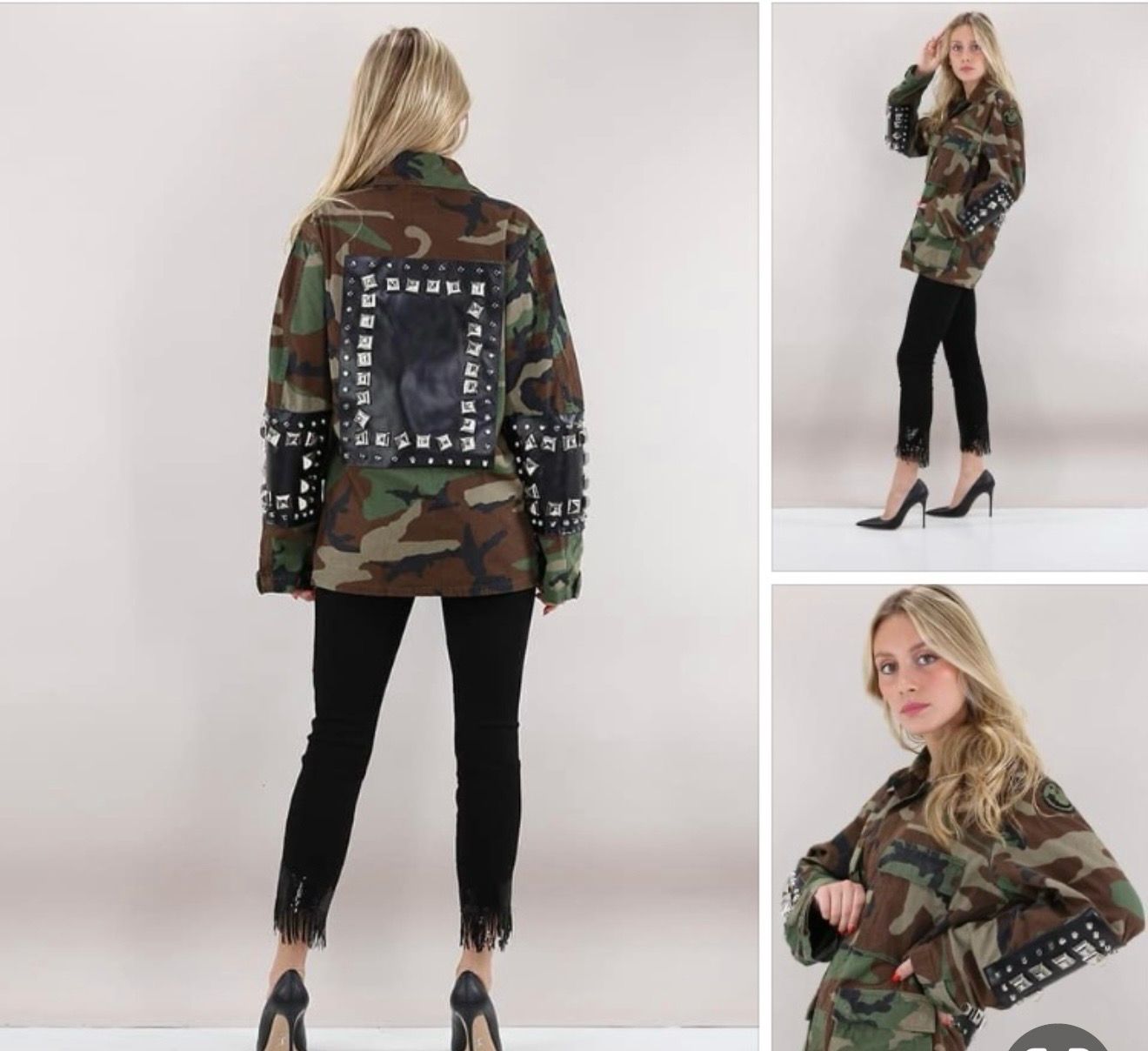 Camo Stud Jacket