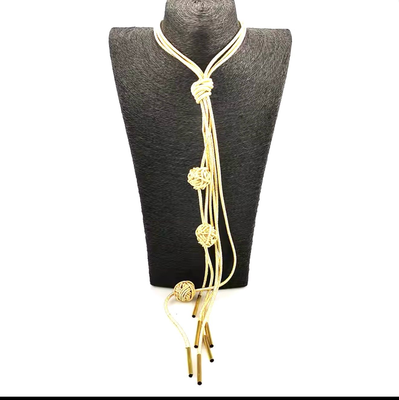 Gold Multiple Strand Necklace