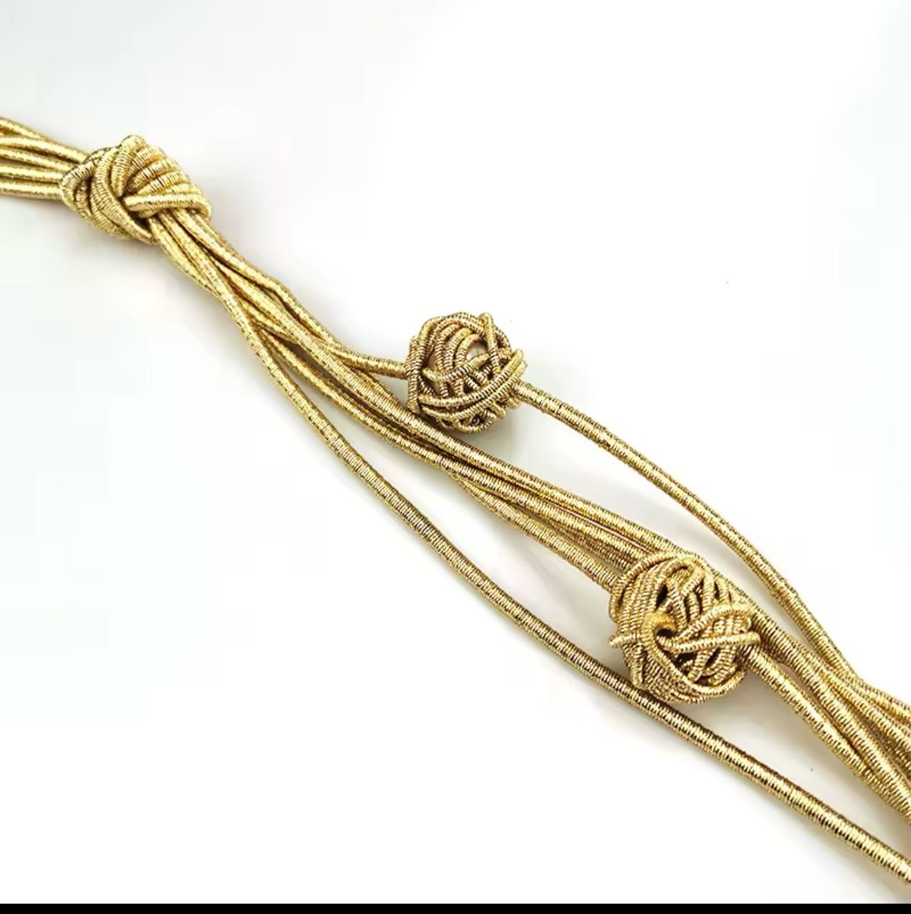 Gold Multiple Strand Necklace
