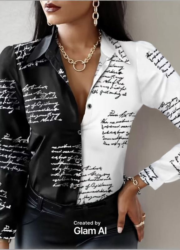 Black And White Shirt