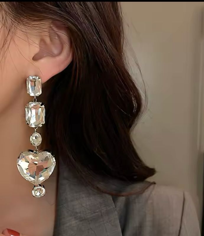 Heart Of Bling Earings