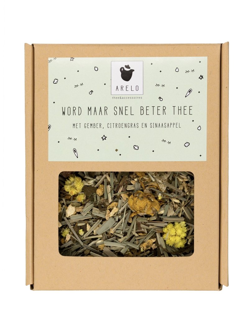 Cadeaupakket met thee en chocolade