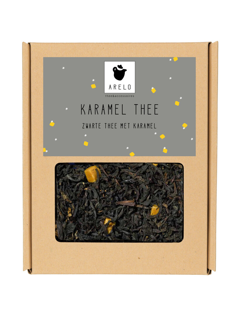 Cadeau mand met thee, chocolade, wijn en noten