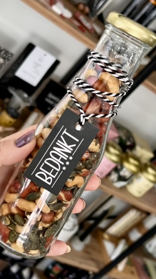 Flesjes noten en chocolade Flesjes noten en chocolade