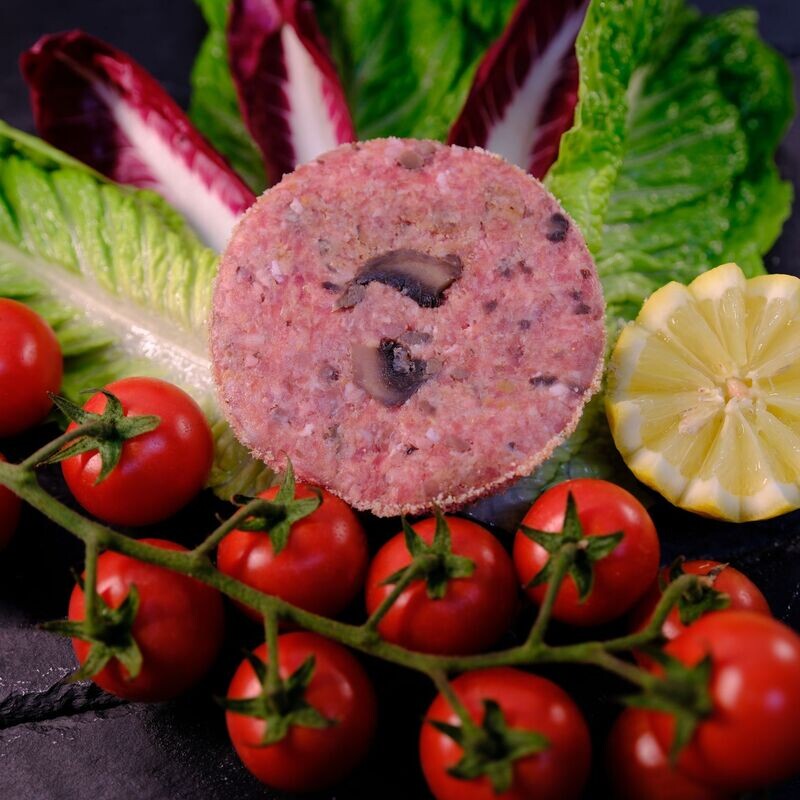 Hamburger con funghi