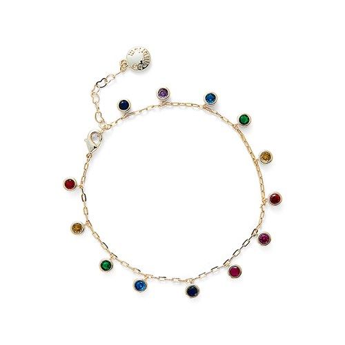 Gold plated Glam Rox Droplets bracelet