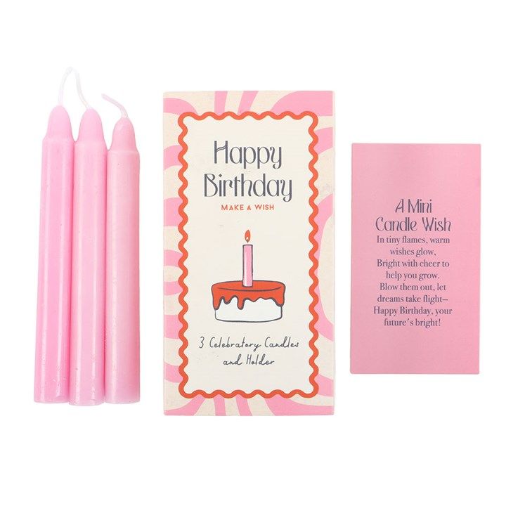 Happy Birthday Candles in a Box