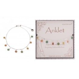 Colourful Daisies Anklet
