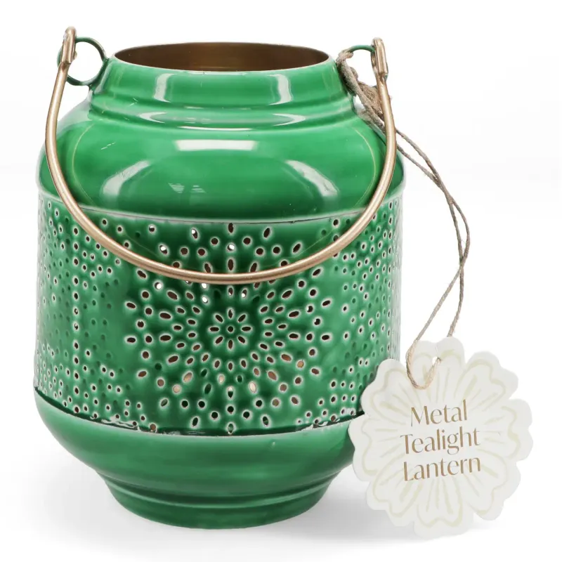 Enamel Tealight Lantern