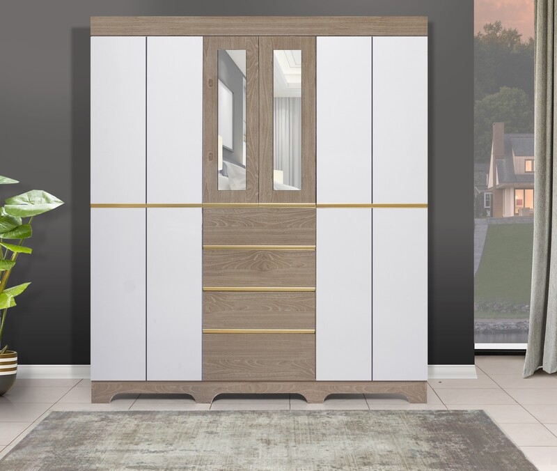 AK 999-6 6 DOOR WARDROBE