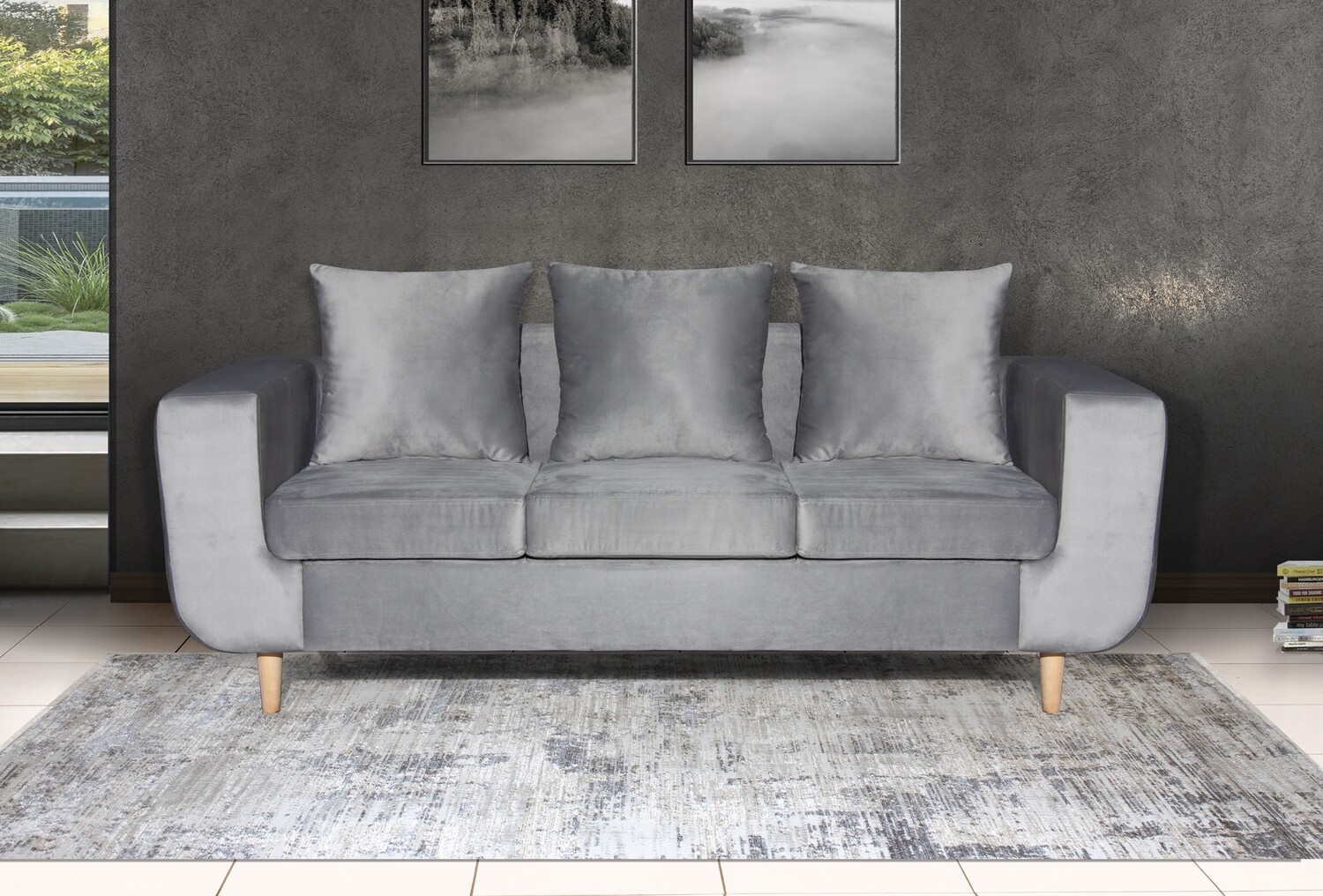 Barclays 3 Seater