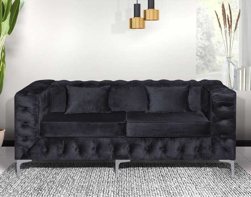 Madison 2 Seater Black