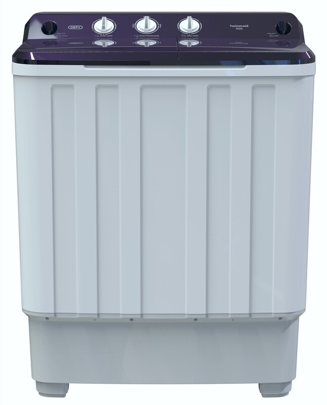 Defy dtt 169 9Kg Twin Tub Twin Washing Machine - White