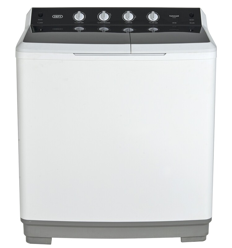 Defy 18KgTwin Tub TwinMaid Washing Machine - White