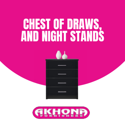 Chest of Drawers, and Night Stands
