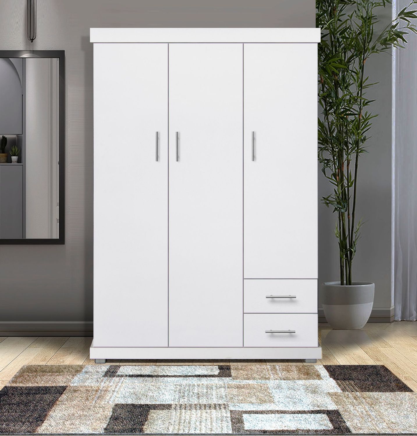 3 Door Prince Wardrobe