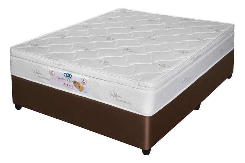 Bamboo Pillow Top Base Set Queen