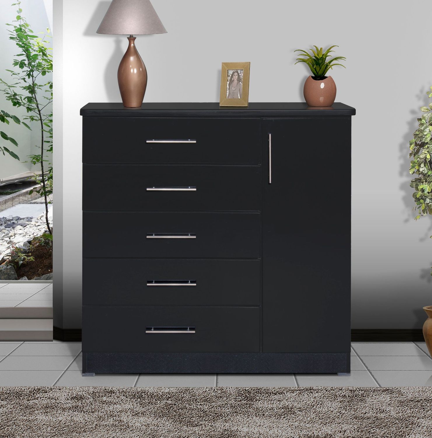 Giant Chest Of Drawers - Black/White